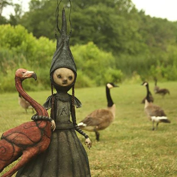 Luxora The Dark and Bizarre Art – Creepy Witch Sculptures