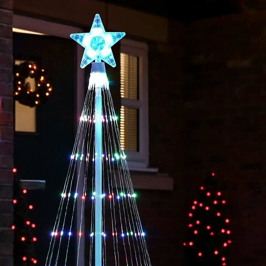 RoyaleGlow Christmas – Multicolor Led Animated Outdoor Christmas Tree Lightshow