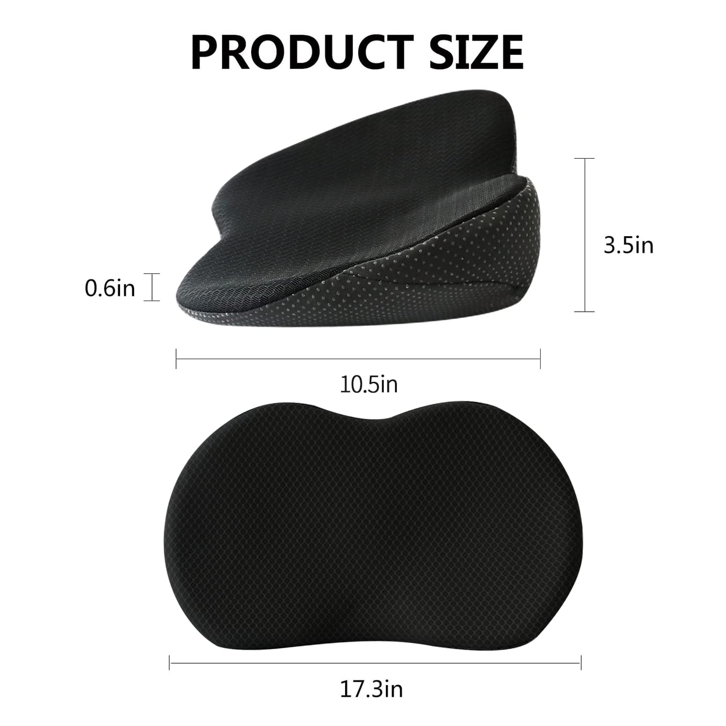 Luxora Car Seat Cushion for Shorter Drivers - Comfort Support