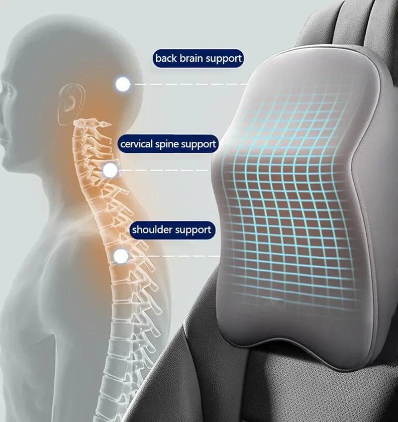 Royaleva Car Lumbar Back Support Pillow for Ultimate Comfort