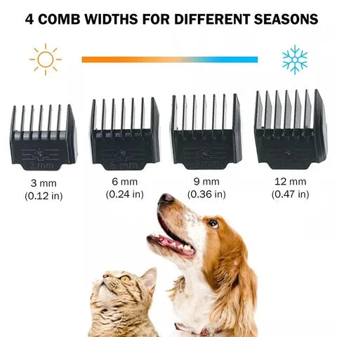 RoyaleGlow Low Noise Pet Grooming Clipper for Easy Grooming