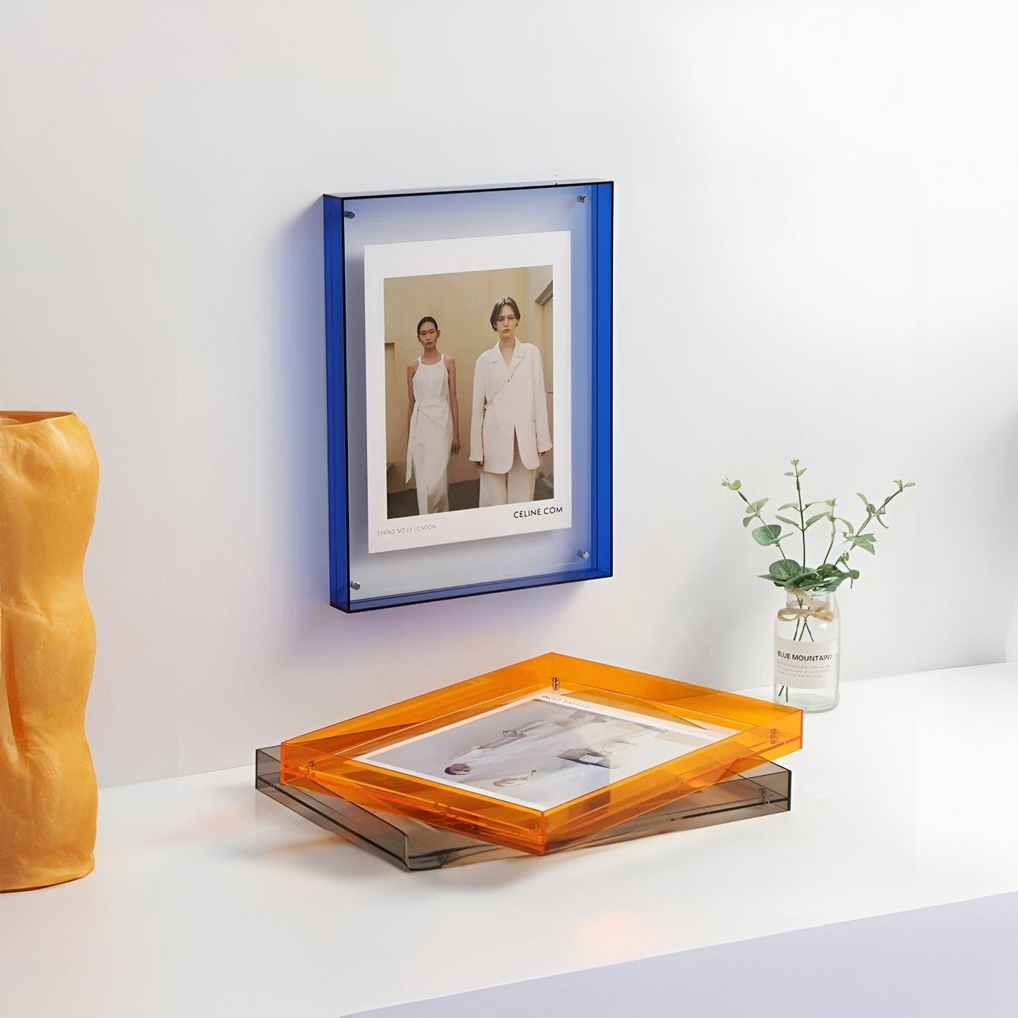 Luxora AcryGlow – Transparent Photo Frame with Modern Minimalist Design