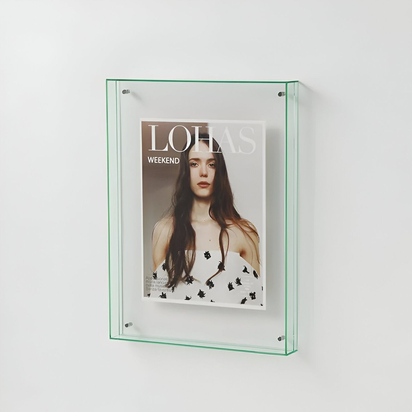 Luxora AcryGlow – Transparent Photo Frame with Modern Minimalist Design