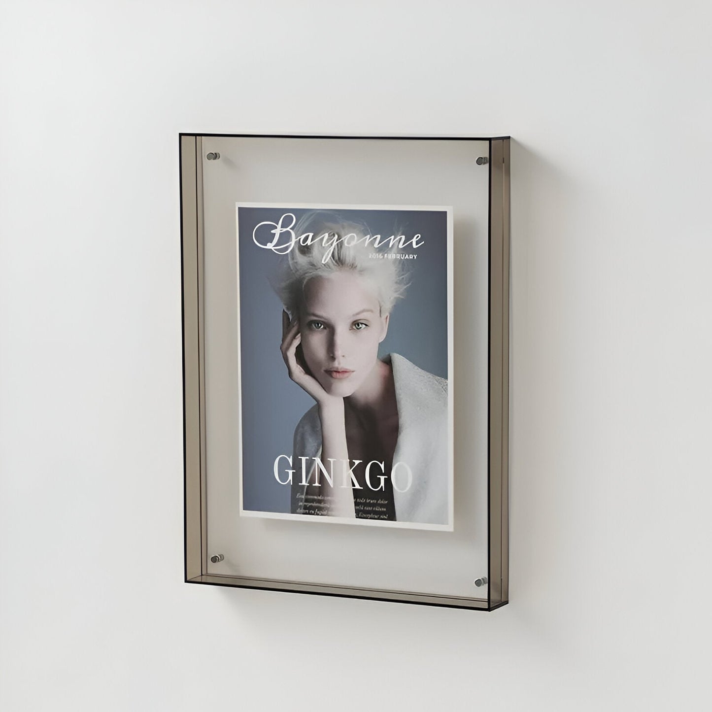 Luxora AcryGlow – Transparent Photo Frame with Modern Minimalist Design