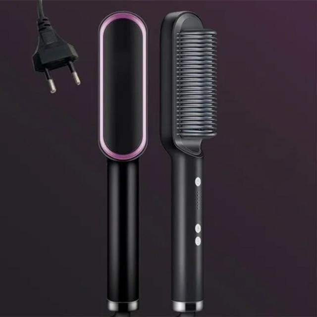 Luxora Crown n' Glory Hair Straightening Brush for All Hair Types