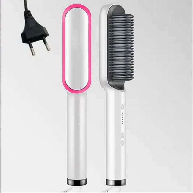 Luxora Crown n' Glory Hair Straightening Brush for All Hair Types