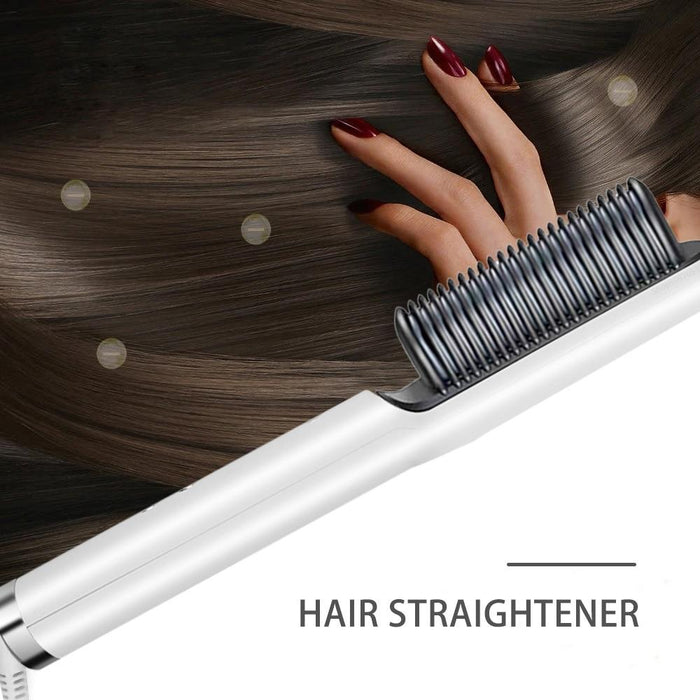Luxora Crown n' Glory Hair Straightening Brush for All Hair Types