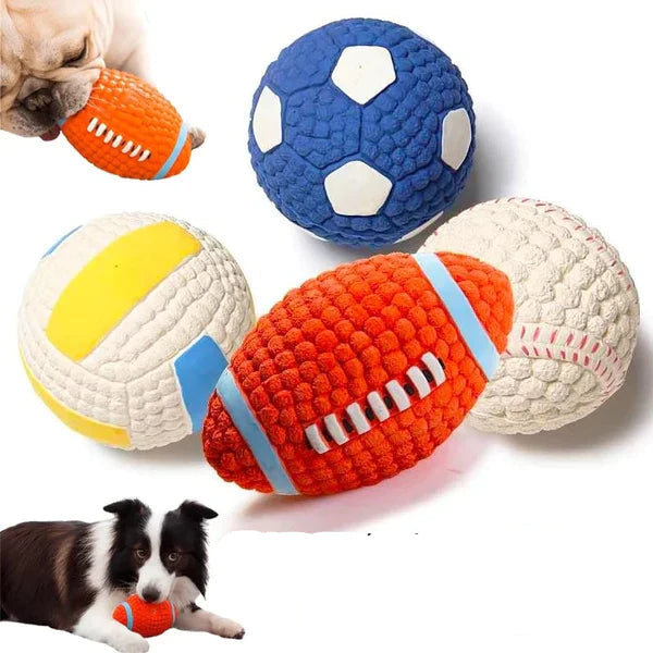Pawelux Indestructible Chew Ball – Ultimate Dog Toy for Aggressive Chewers & Dental Health