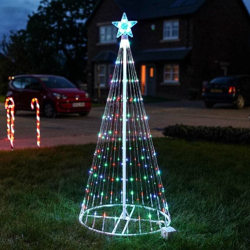 RoyaleGlow Christmas – Multicolor Led Animated Outdoor Christmas Tree Lightshow
