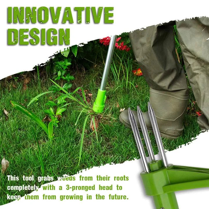 Royaleva Long Handle Standing Weed Puller for Easy Weeding