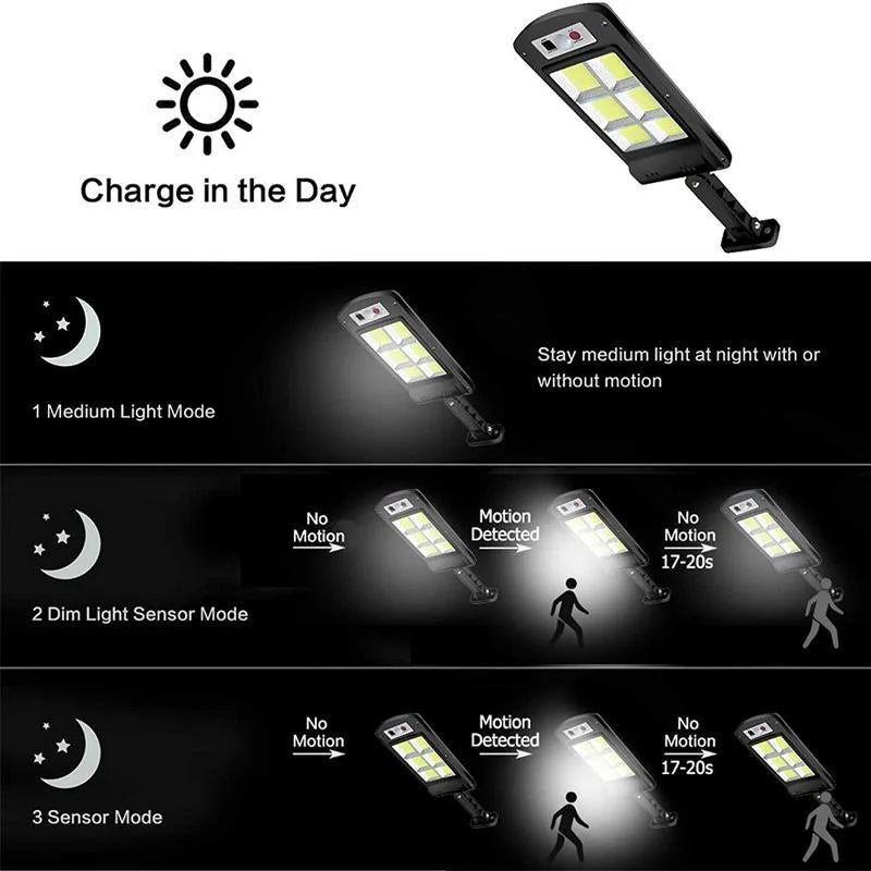 Royaleva Outdoor Solar LED Lamp with Motion Sensor 800W