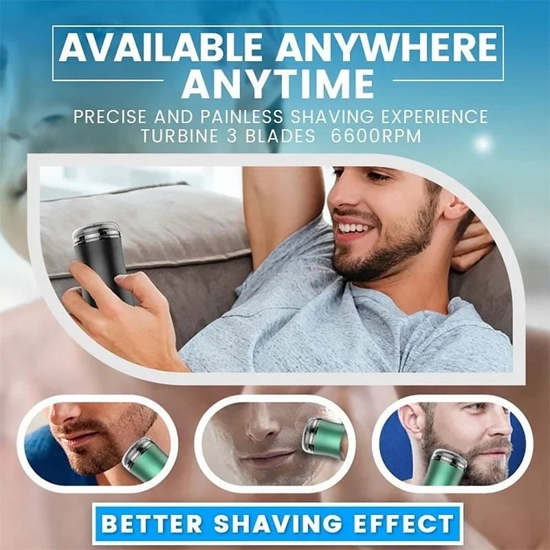 Luxora Pocket Size Washable Electric Razor for Travel