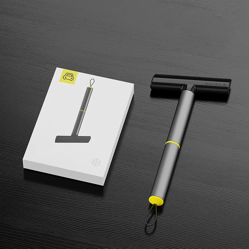 Royaleva Ice Scraper For Car With Dual-Action Snow Tool