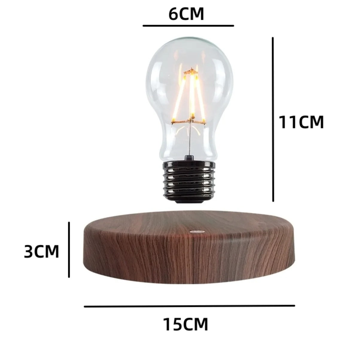 RoyaleGlow Magnetic Levitating Floating Led Light Bulb