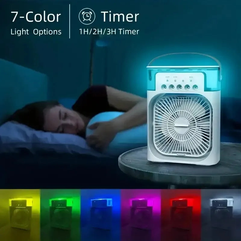 Royaleva Spray Small Fan Five Hole Humidification Mini Fan