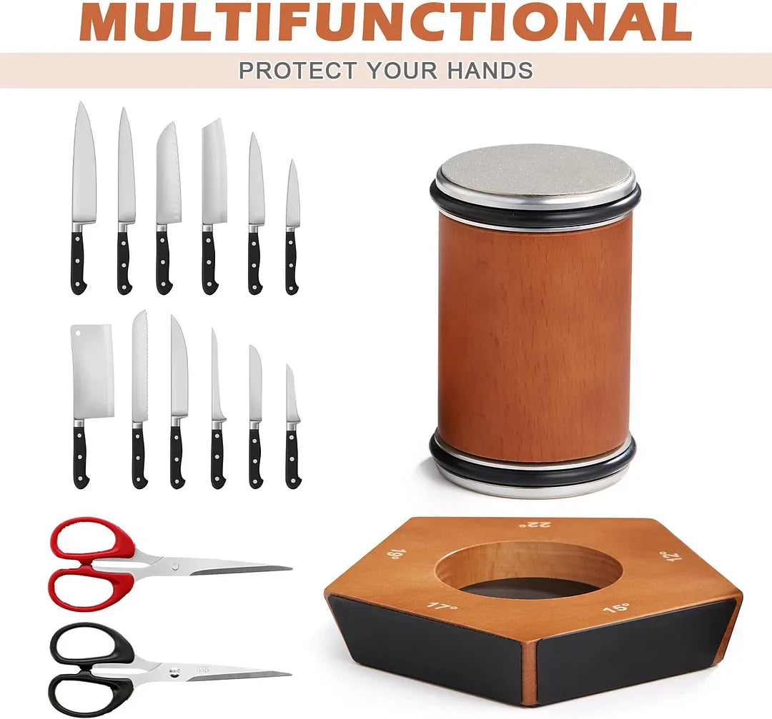 Royaleva Manual Diamond Rolling Knife Sharpener Set