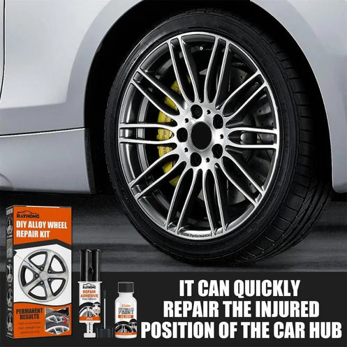 RoyaleGlow DIY Alloy Wheel Repair Kit - Rim Scrapes Scratches Remover