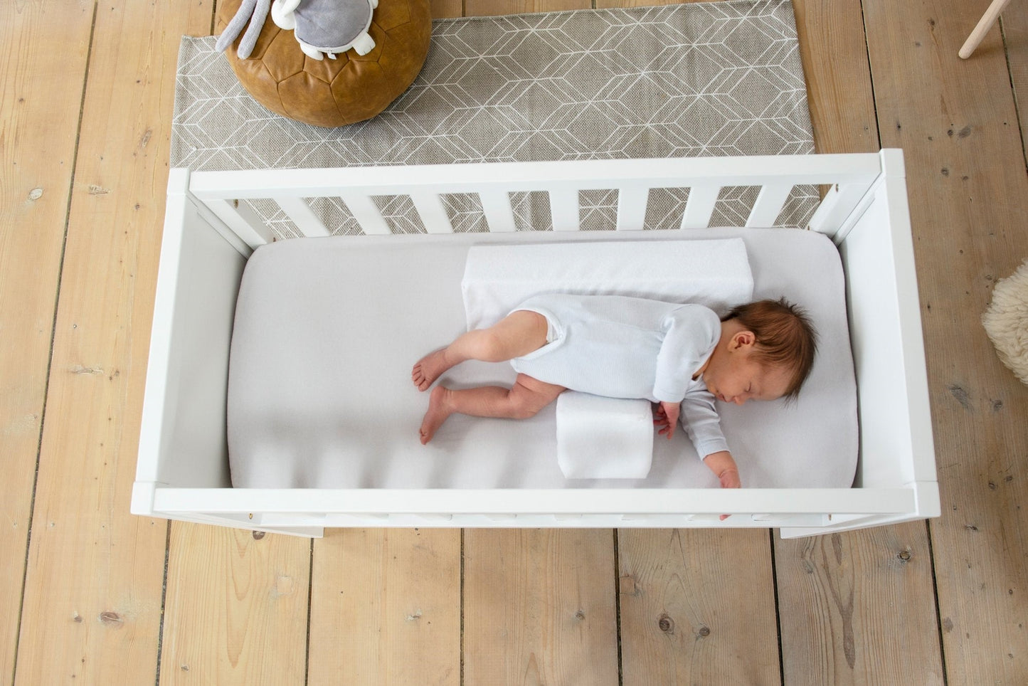Royaleva Baby Anti-Roll Wedge Pillow for Safe Sleep