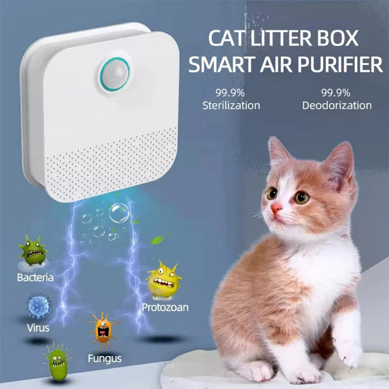 Luxora Smart Odor Purifier for Cat Litter Box 99% Efficient
