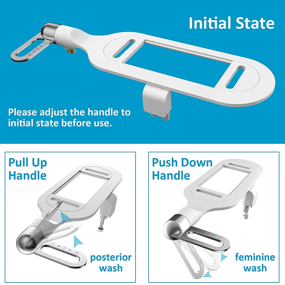 RoyaleGlow Ultra-Thin Bidet Attachment for Toilet