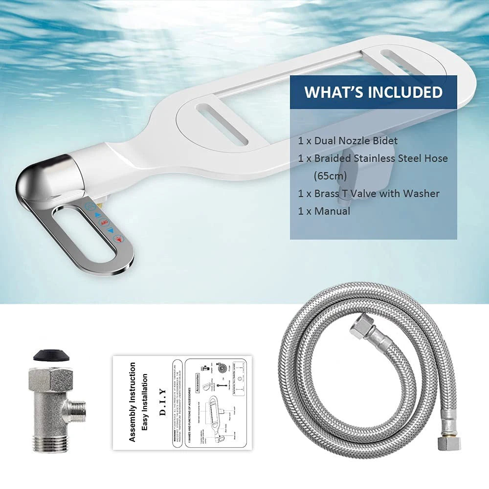 RoyaleGlow Ultra-Thin Bidet Attachment for Toilet
