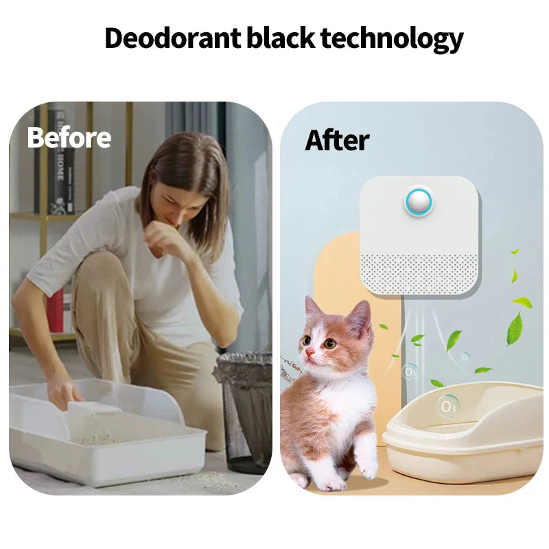 Luxora Smart Odor Purifier for Cat Litter Box 99% Efficient