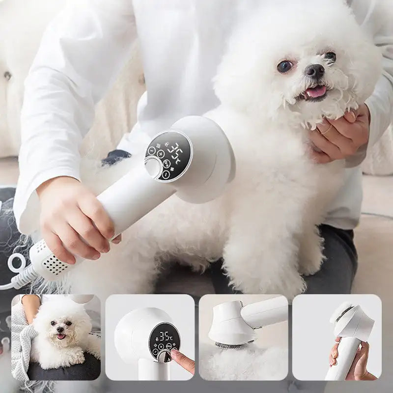 Royaleva 2 in 1 Smart Dog Hair Dryer for Easy Grooming