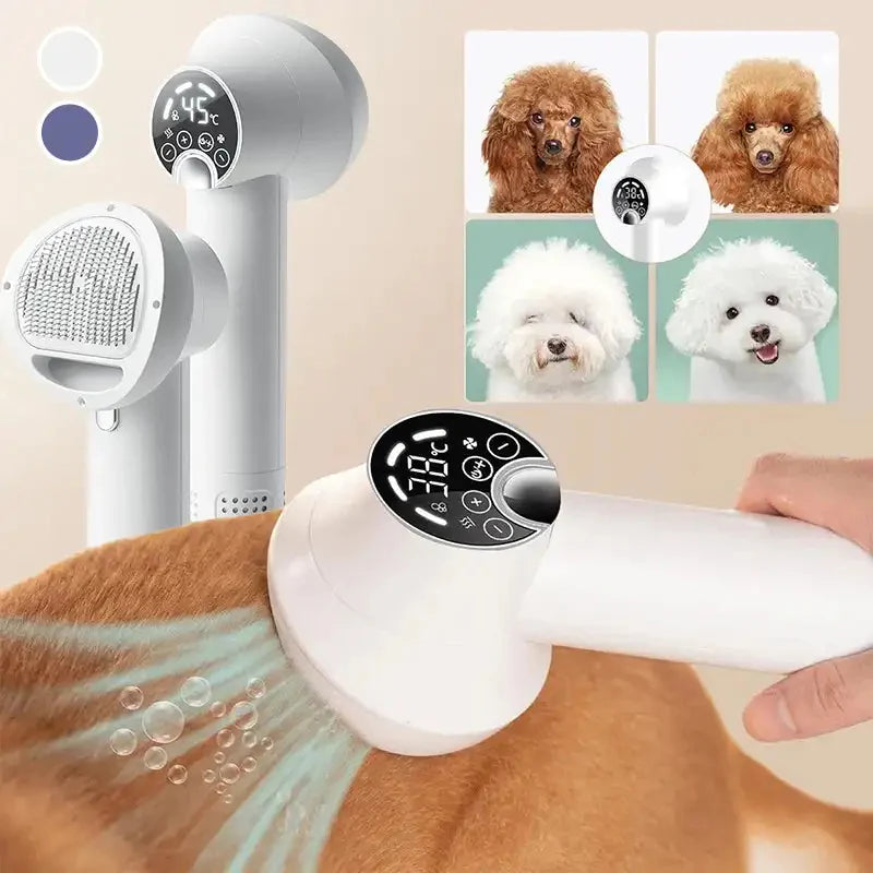 Royaleva 2 in 1 Smart Dog Hair Dryer for Easy Grooming