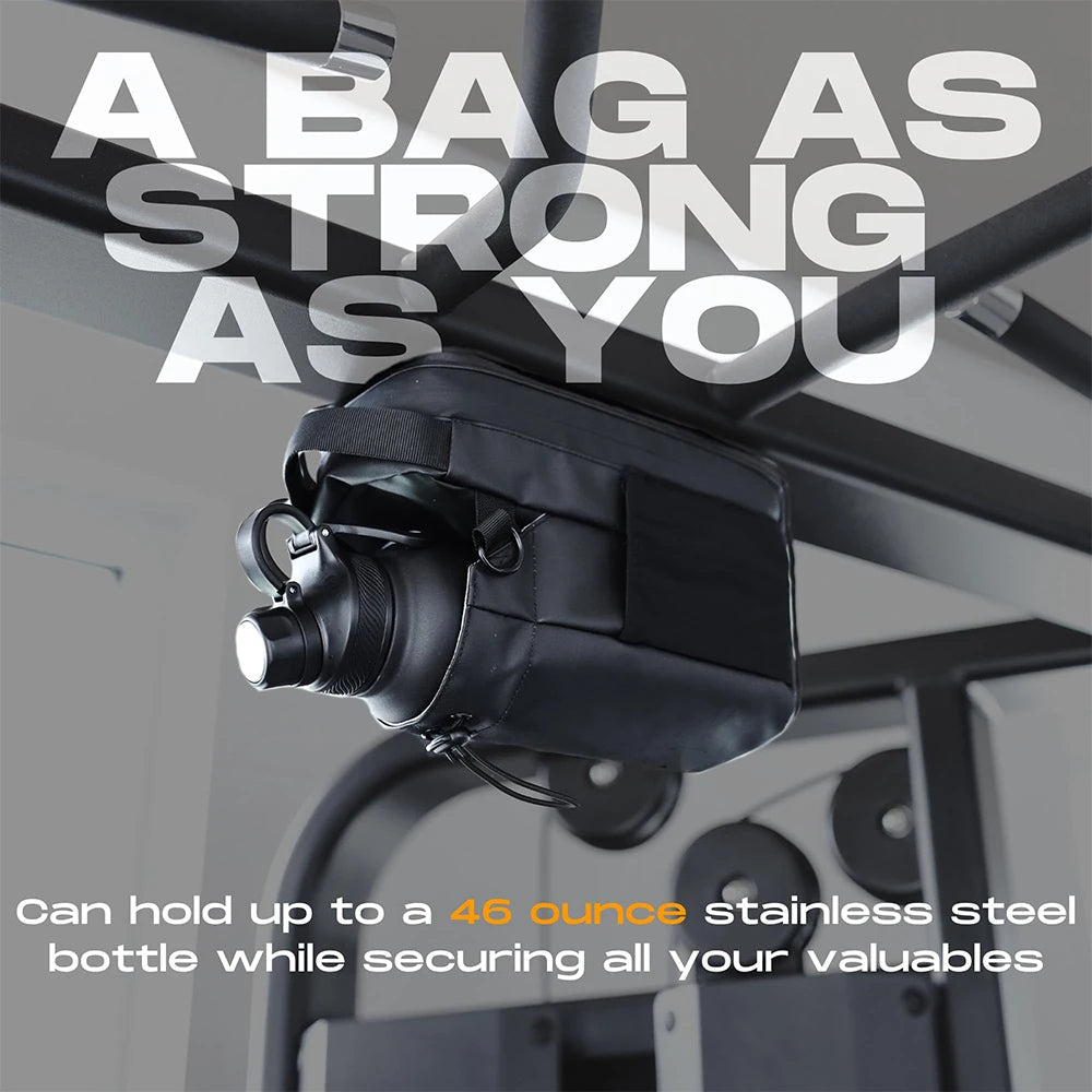 Royaleva Magnetic Water Bottle Gym Bag with Sling Design