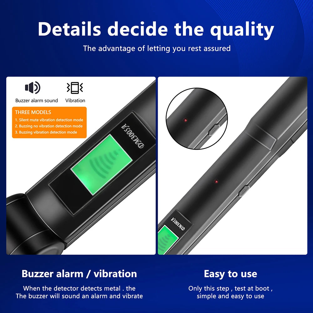 LuxRoyale High-Sensitivity Handheld Metal Detector Portable