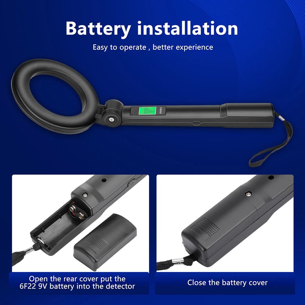 LuxRoyale High-Sensitivity Handheld Metal Detector Portable