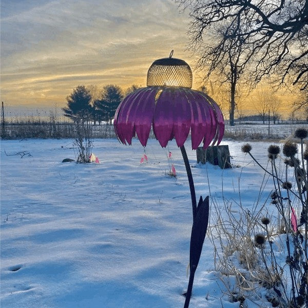 Royaleva Coneflower Bird Feeder for Your Garden 78x18cm