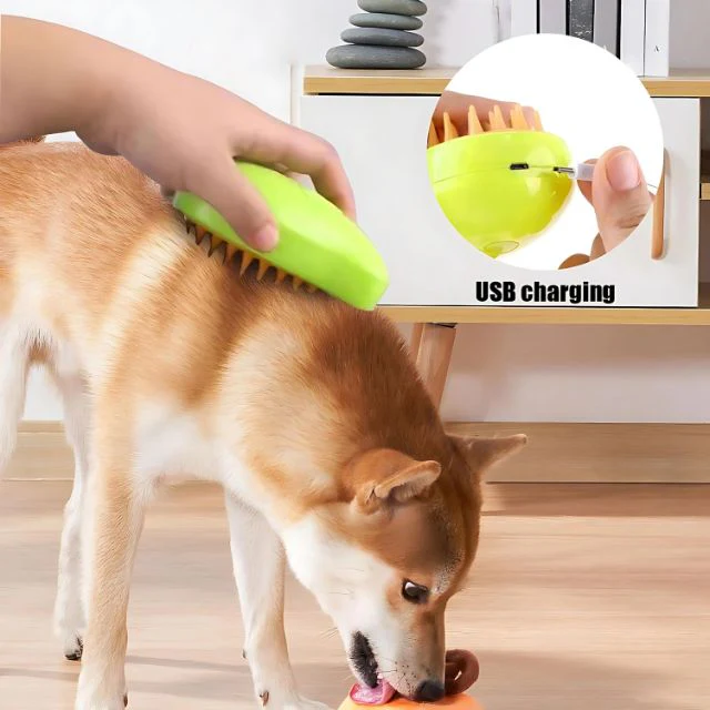 Luxora Steamy Dog Brush - No More Fur Everywhere