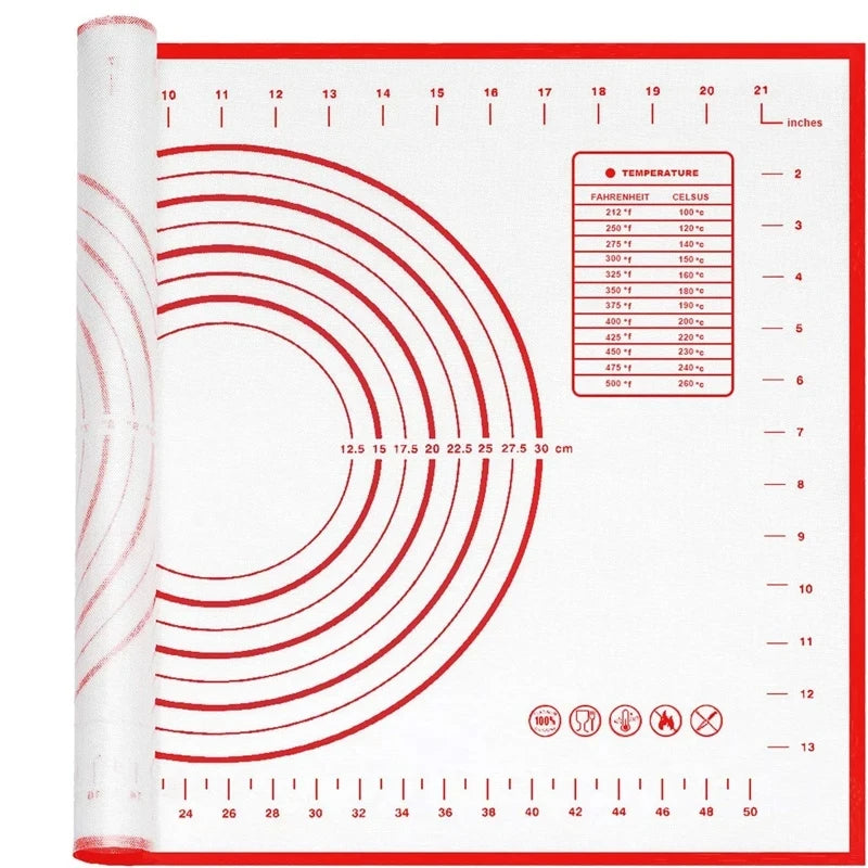 Royaleva 80x60cm Silicone Baking Mat for Easy Baking