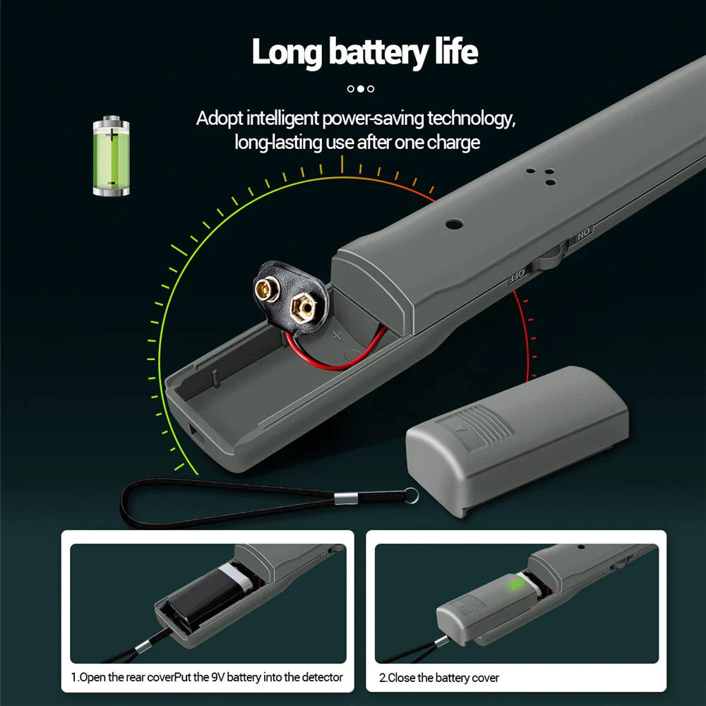 LuxRoyale High-Sensitivity Handheld Metal Detector Portable