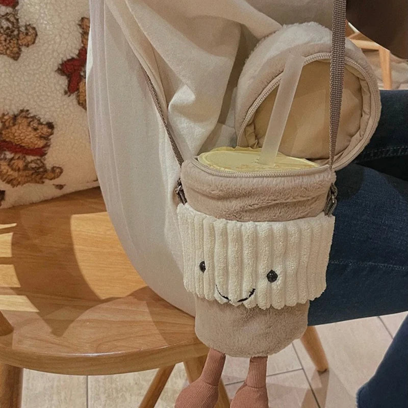 Luxora Trendy Coffee Milk Tea Crossbody Bag for Women