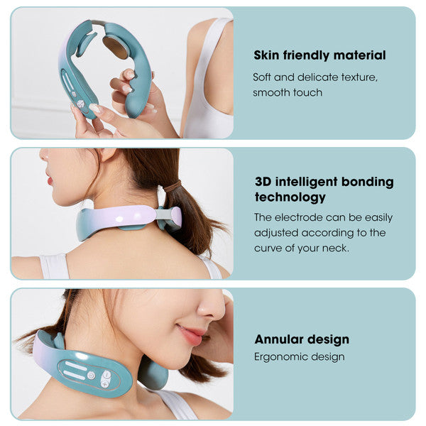 Royaleva EMS Neck Acupoints Lymphvity Massager Device