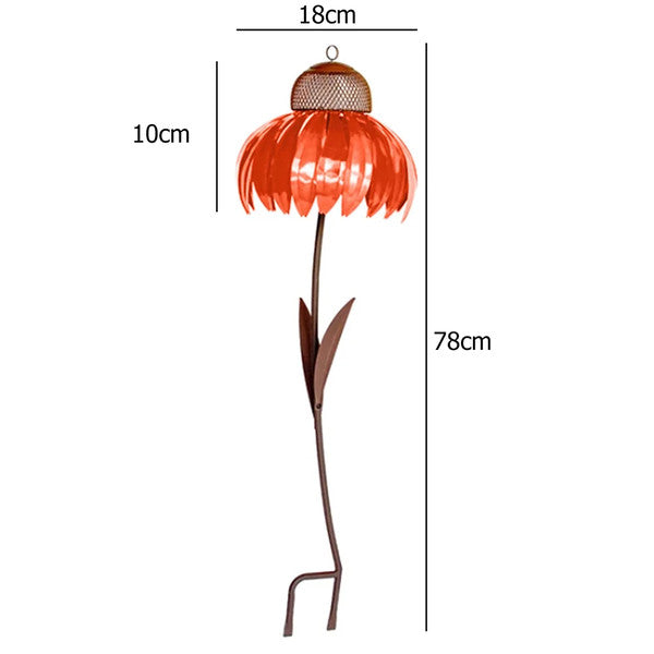 Royaleva Coneflower Bird Feeder for Your Garden 78x18cm