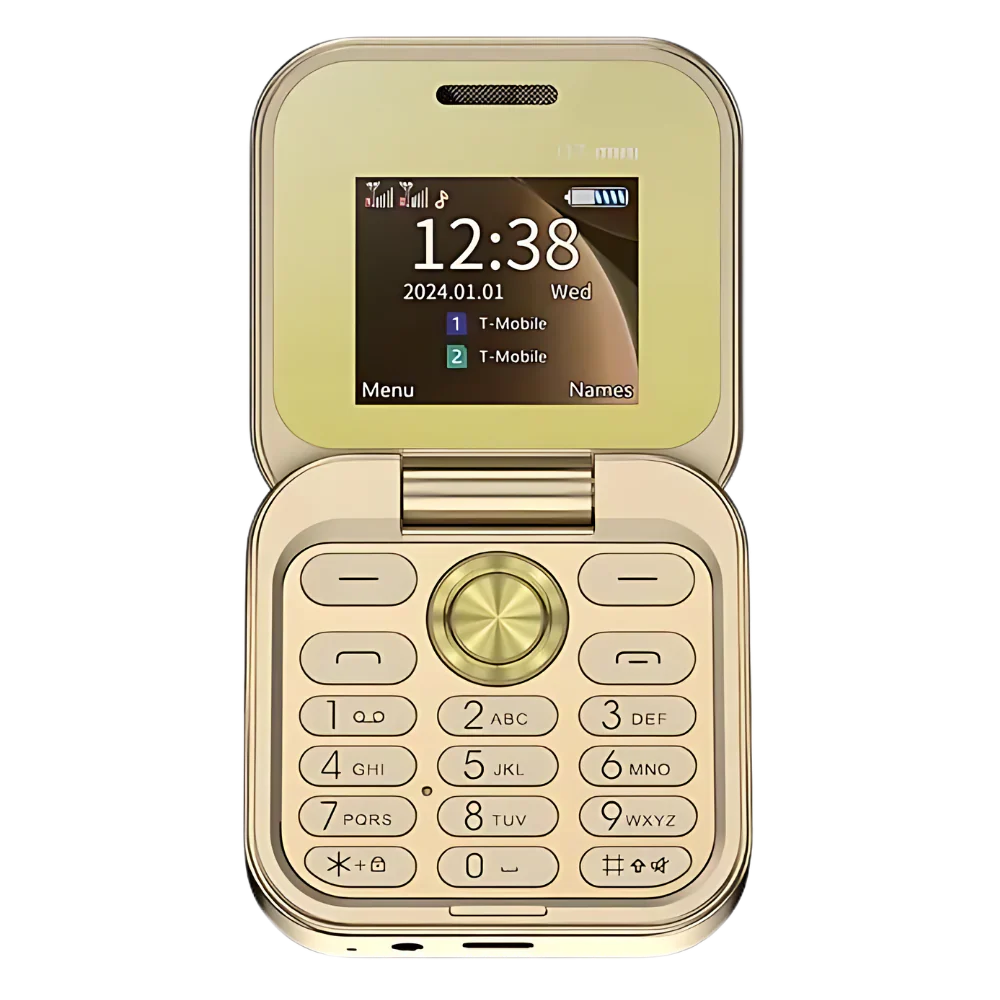 Royaleva Dual Sim Small Folding Cell Phone Compact Design