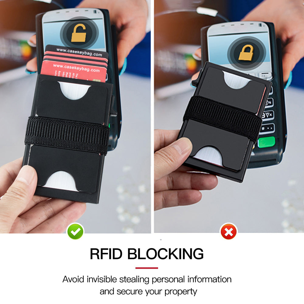 Royaleva RFID Wallet Card Holder Slim Design for Easy Access