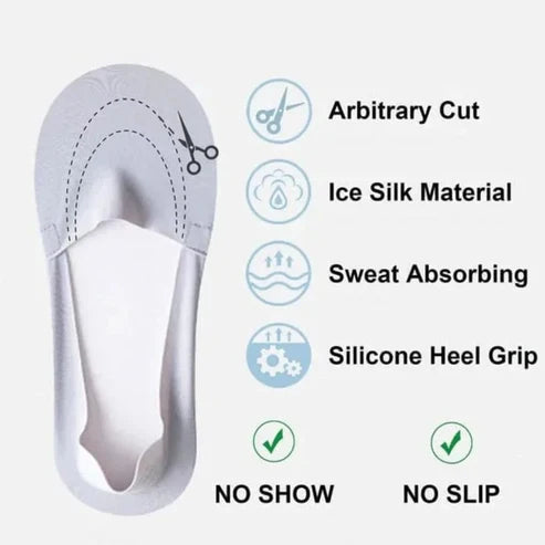 Luxora No Show Socks - Thin, Comfortable & Breathable
