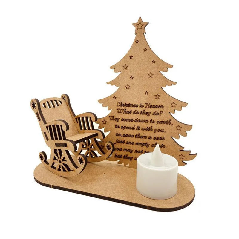 Royaleva Christmas Remembrance Ornament with Rocking Chair Design