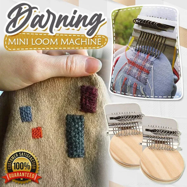 RoyaleGlow Darning Mini Loom Machine for Creative Sewing