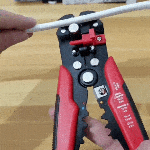 Royelux Heavy-Duty Automatic Wire Stripper – Professional Electrician Tool 24-10 AWG