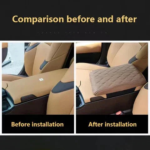 Royaleva Leather Car Armrest Box Pad (Universal Style)