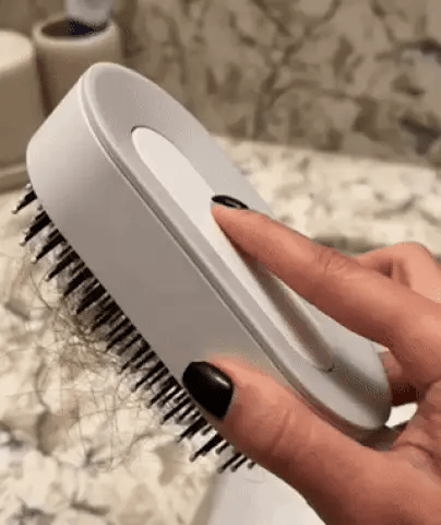 RoyaleGlow Self Cleaning Hair Brush for Easy Maintenance