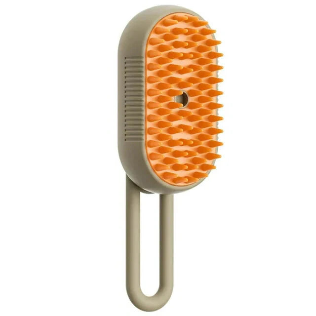 LuxRoyale Easy Groom Steam Brush for Stress-Free Cat Grooming
