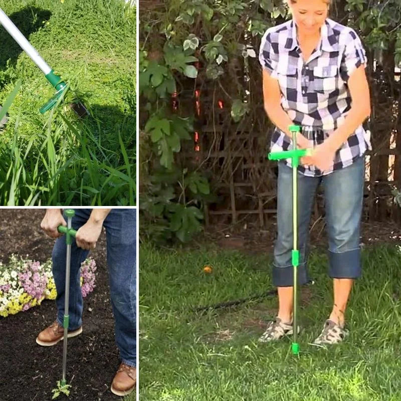 Royaleva Long Handle Standing Weed Puller for Easy Weeding
