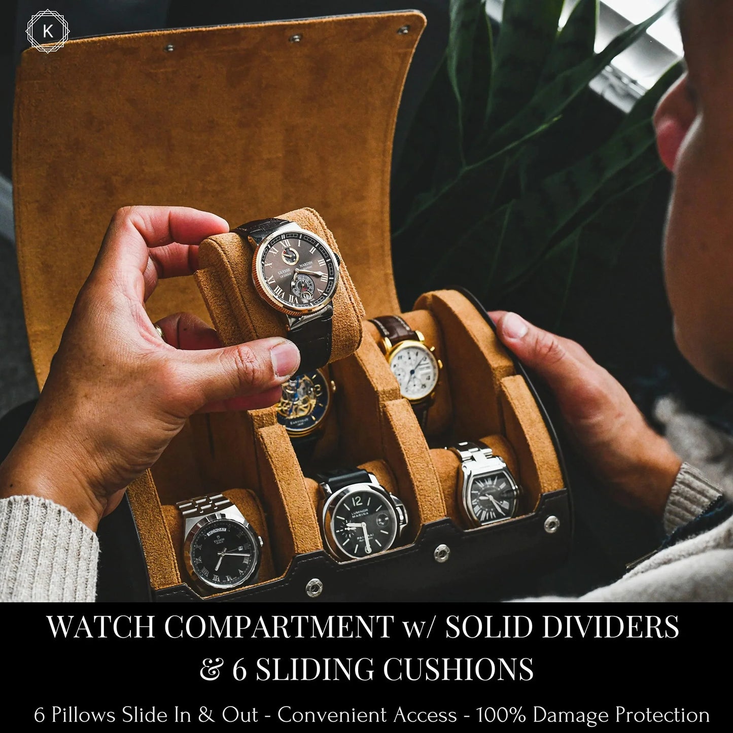 Luxora Premium Watch Travel Case for Secure Storage
