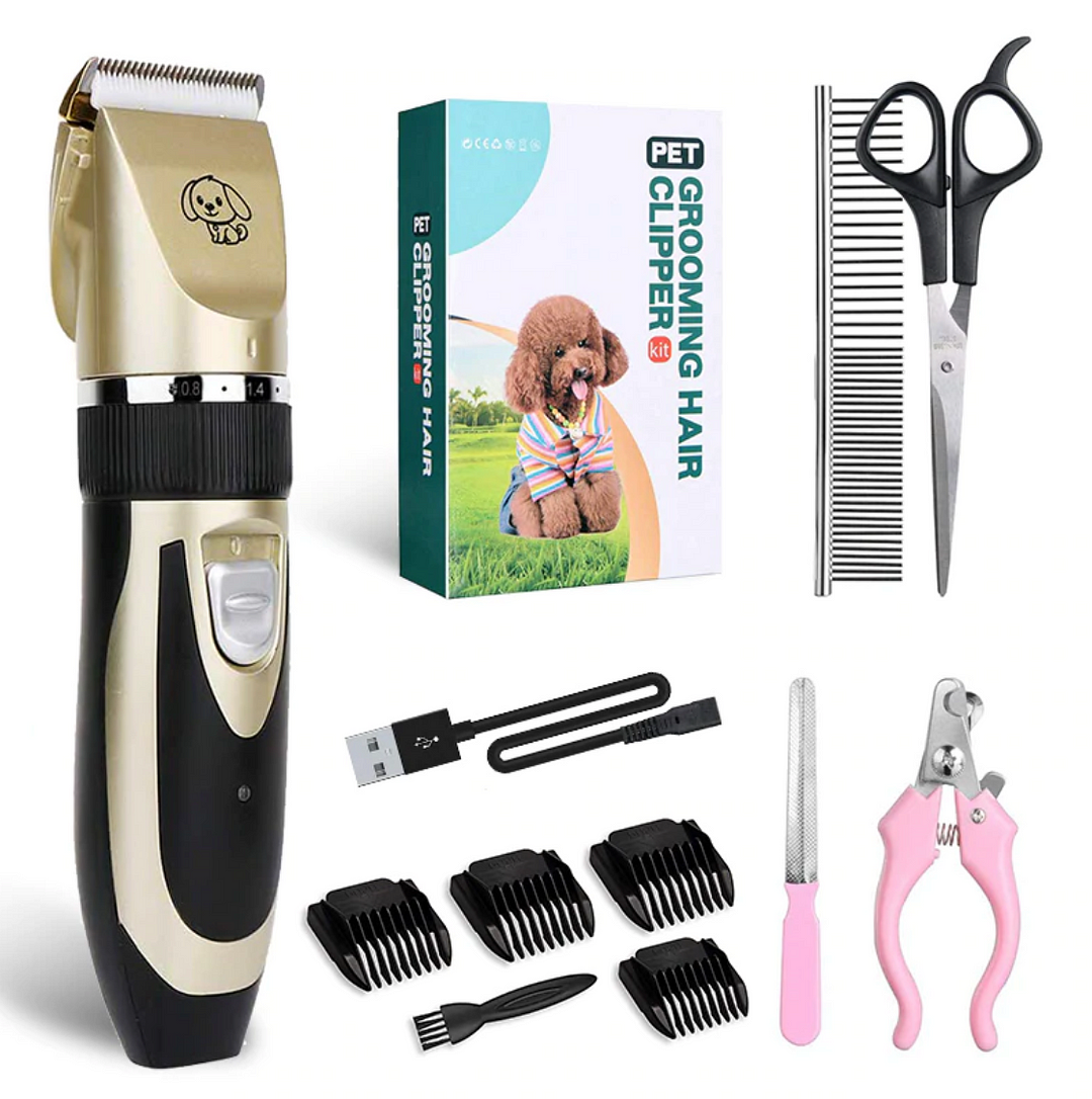 RoyaleGlow Low Noise Pet Grooming Clipper for Easy Grooming